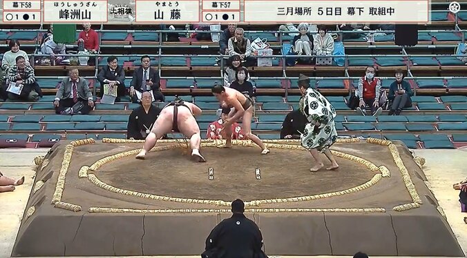 「普通のお兄さんやん」「こんな細い体で」体重“2倍以上”の巨漢を撃破 “94キロ差”を制した闘牛士のような身のこなし 5枚目