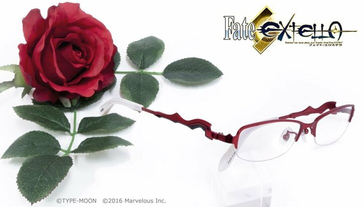 アクションゲーム「Fate／EXTELLA」の人気キャラ　 ネロ・クラウディウスのイメージ眼鏡が発売