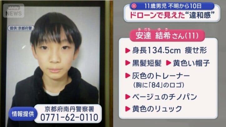 安達結希さん（11）