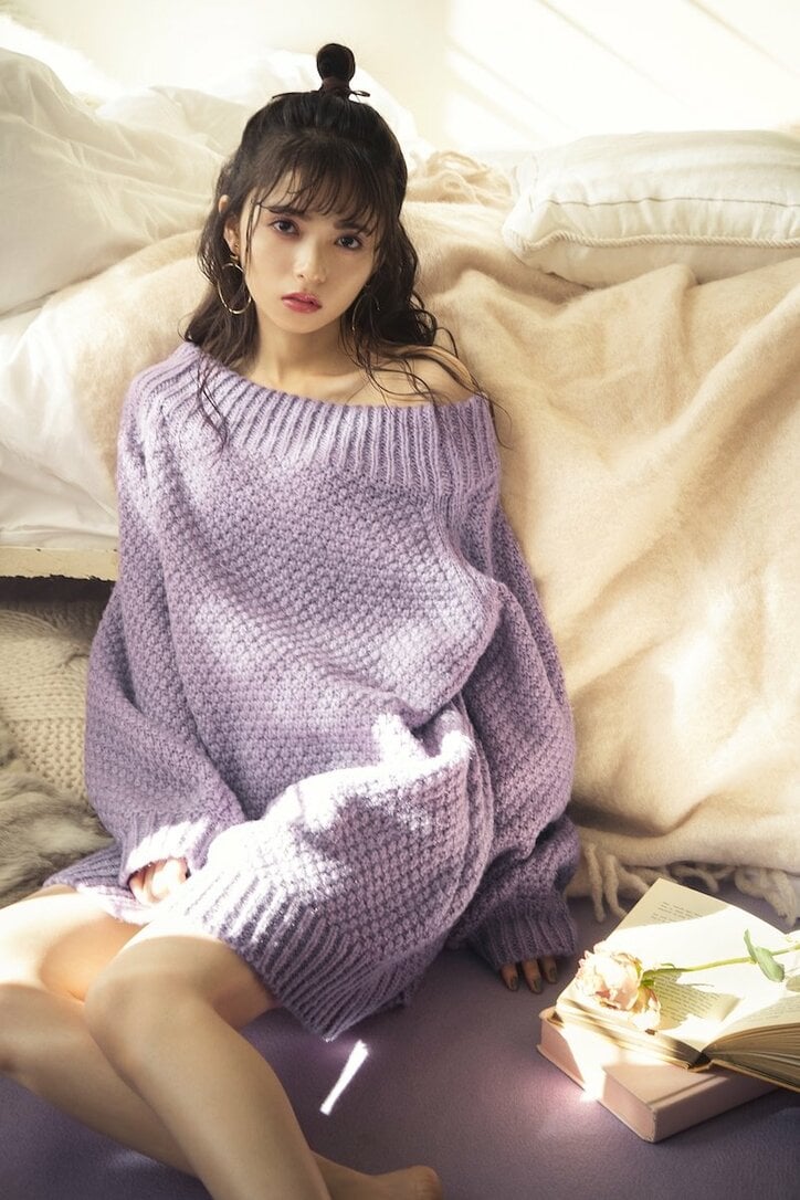 西野七瀬＆齋藤飛鳥がモテニットを着こなす　『GRL』2018年冬のイメージビジュアル更新