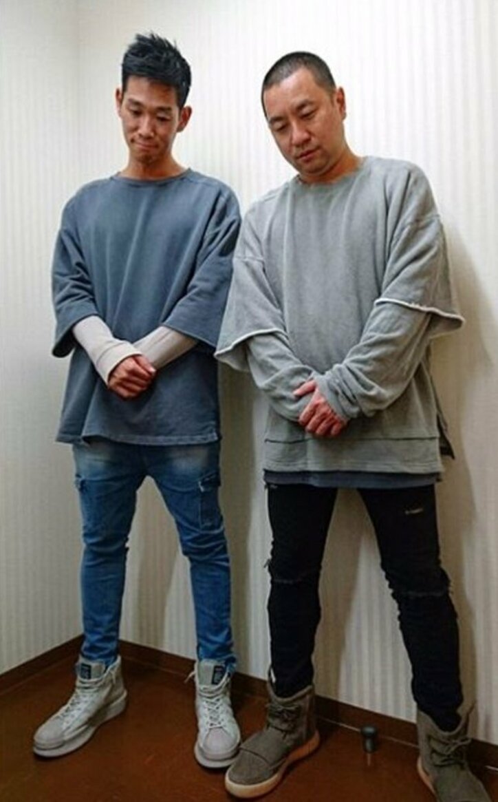 レイザーラモンRGとHGのペアルックが「じわじわくる」と話題に