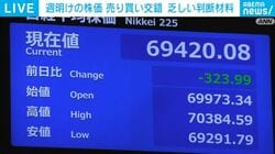 週明けの株価 売り買い交錯 乏しい判断材料