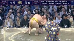 寄り倒しで勝利の遠藤に元若乃花「怪我しなくてよかった」と安堵