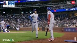 完全に蘇った！元シーズンMVP・ベリンジャーの驚愕175キロ弾丸ライナー弾をベンチの鈴木誠也も祝福