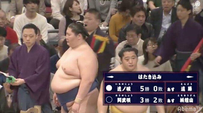 幕内最重量の“動く巨城”　逸ノ城が226キロの圧力いかして無傷の5連勝 1枚目