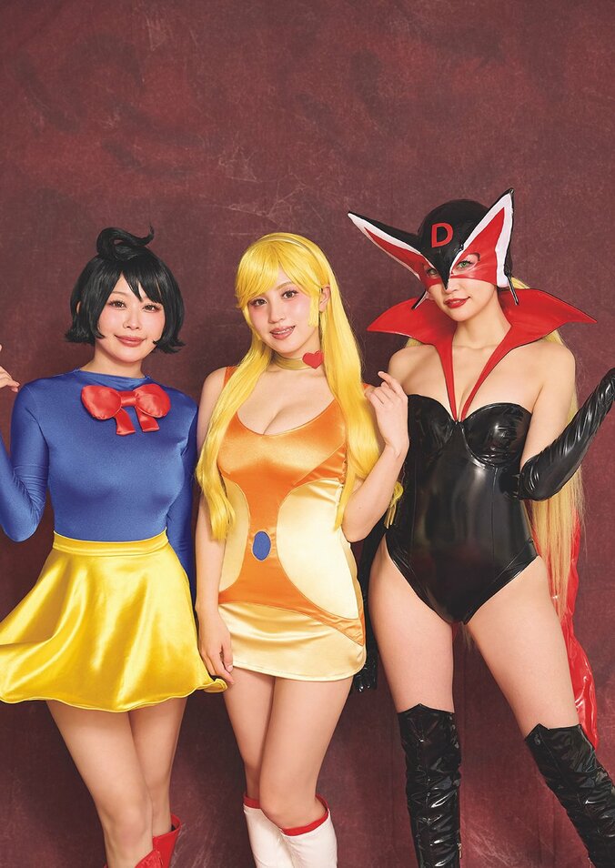 （左から）成瀬いな、花咲楓香、波崎天結