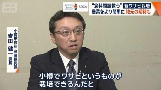 小樽市役所　産業振興課　吉田健一課長