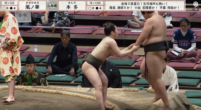 負けた力士へ…押し出した直後の光景に「えらい」「やさしみ」 勝った力士の“行動”が反響呼ぶ 4枚目