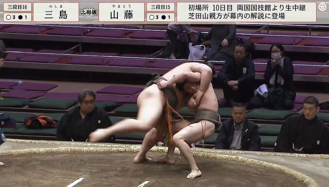 アクロバティックな技が飛び出た瞬間