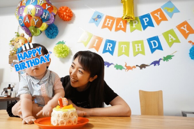 川田裕美、息子の1歳誕生日を報告「たった1年だけど、かなり濃い1年」 1枚目