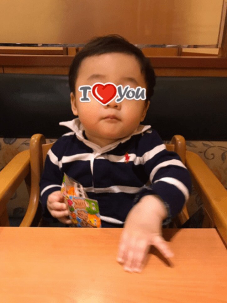 釈由美子、息子とそっくりの夫の幼少期写真に大笑い「同じ顔」