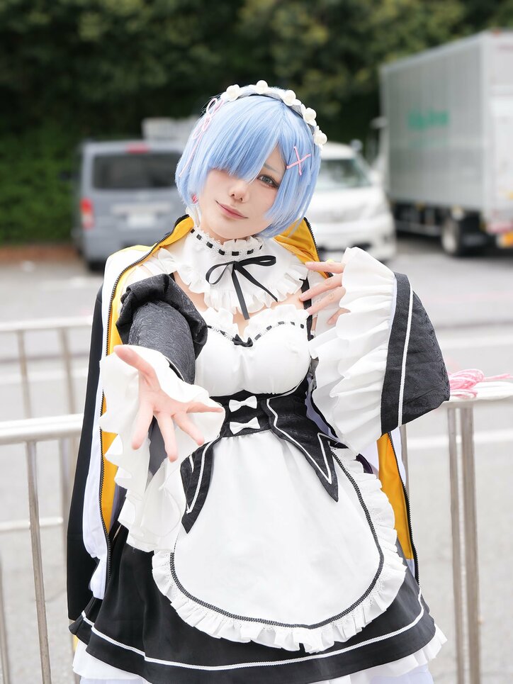 【写真・画像】『Re:ゼロから始める異世界生活』レムコスプレ画像　5枚目
