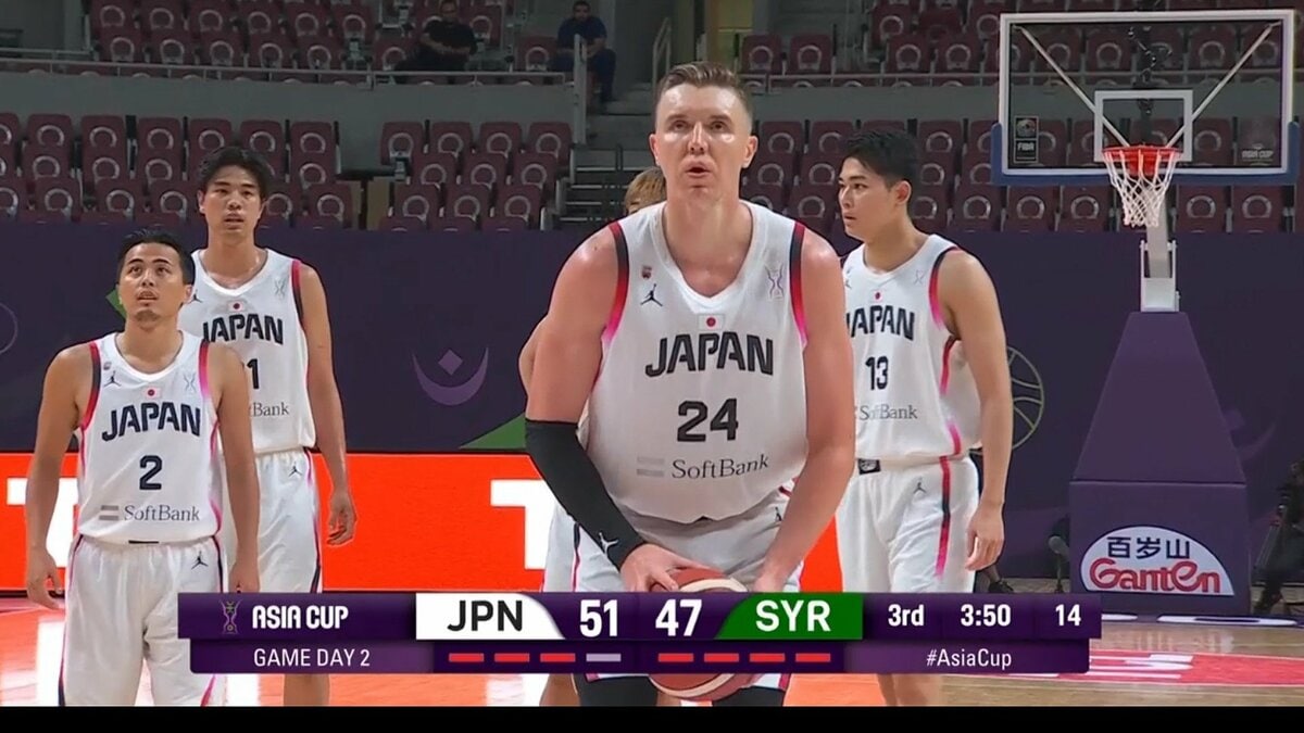 バスケ日本代表、アジア杯初戦でシリア代表に 99－68で勝利！ 苦しみ 