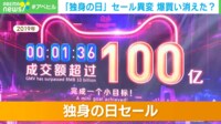 【映像】“爆買い”が消えた? 中国「独身の日」セールに異変