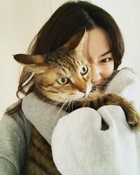「とってもかわいい」「元気もらってます」永野芽郁、“そっけない”愛猫との2ショットに称賛の声