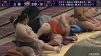 【映像】炎鵬が引き落とし、浦風親方が受難 