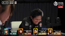 どれを切れば正解なんだ…萩原聖人、苦悩の選択連発で顔もくしゃくしゃ 本人も「もう出したろ」と“全力演技”／麻雀・Mリーグ