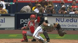 タティスJr.がとてつもない身体能力で“マトリックス避け”ファンも騒然「すげえ背筋と腹筋」「かっこいい避け方大会優勝」