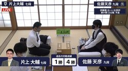 リーグ入りに前進するのは？佐藤天彦九段VS片上大輔七段 対局開始／将棋・王位戦予選