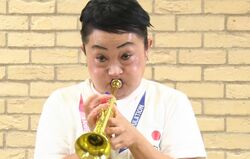 キンタロー。“北京オリンピックの天才子供トランペッター”にかまいたち崩れる「こんなの笑うに決まってる」