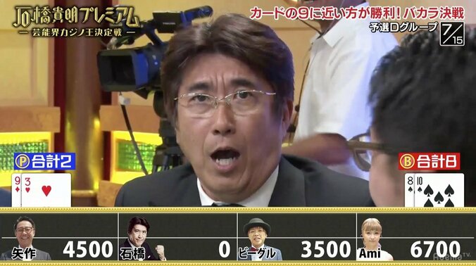 石橋貴明、「芸能界カジノ王決定戦」で即敗退……「船酔いしちゃった」と弁解 1枚目