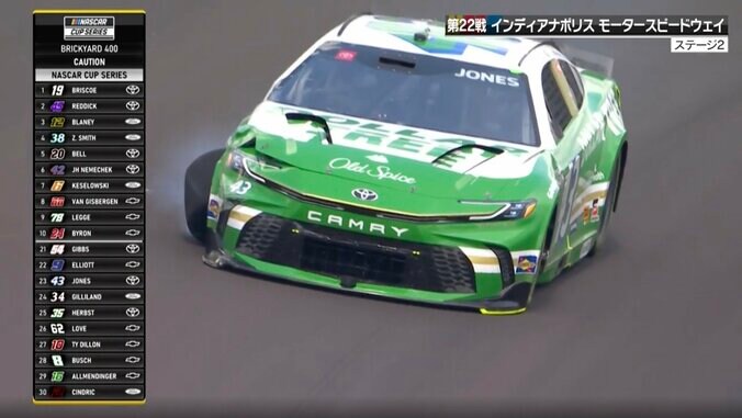 「そんなことあるんですね」タイヤを引き摺ったまま走行→衝撃トラブルが発覚「タイヤが残っている。珍しい」レース中の一幕に放送席騒然 2枚目