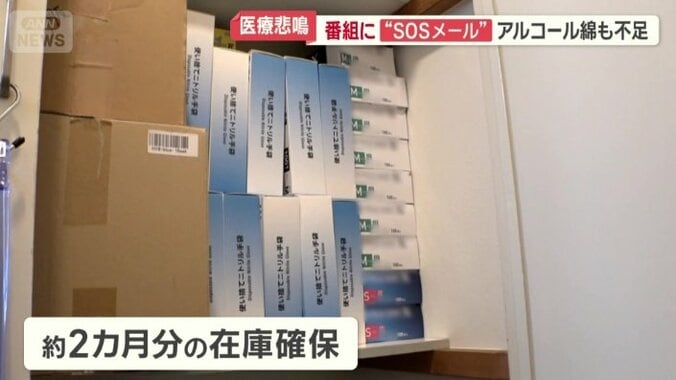 なんとか約2カ月分の在庫確保