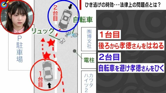 「逃げた時点で殺人ではないか」 未解決ひき逃げ事件の大きな壁となる「時効」 事故は故意にならない？ 2つの死亡事件から考える法律上の問題点 3枚目