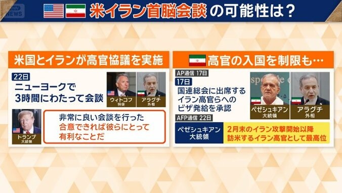高官協議についてトランプ氏「非常に良い会談」