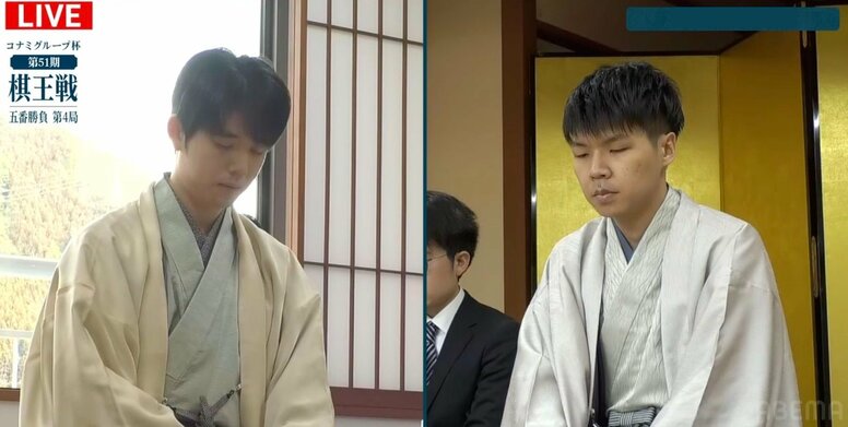 「一手一手難しい局面」決着か、フルセットか！藤井聡太棋王VS増田康宏八段 注目の一戦は「相掛かり」の出だしに／将棋・棋王戦第4局