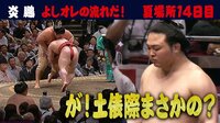 【炎鵬プレイバック】大相撲夏場所・14日目