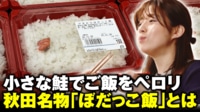 【映像】“小さな鮭”でご飯がすすむ 秋田名物「ぼだっこ飯」とは