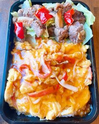 みきママ『カニ玉弁当です!!』