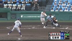 仙台育英・尾形樹人選手、大会2本目のアーチ＆猛打賞！守っては4投手を好リードでベスト4進出に大貢献！