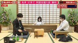 阿部光瑠六段、横山泰明七段を下し二次予選進出が決定／将棋・朝日杯