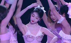 「アイドルのカテゴリーでは見たことがないダンス」高いヒールでオルゴール人形のような独特な動きを見せる優美なパフォーマンスに会場どよめく