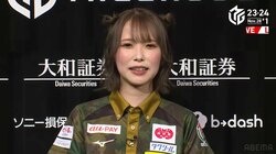 「楽しい気持ちで過ごせそう」猛獣娘・菅原千瑛、劇的なオーラス逆転勝利 初の個人連勝に手がプルプル／麻雀・Mリーグ