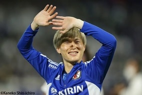 ガーナ戦出場なしも…古橋亨梧、ノエスタ帰還で感動「感謝しかない」