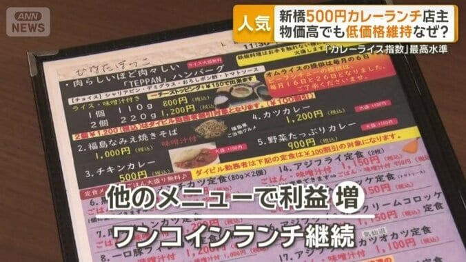 他のメニューで利益を出しつつ今後も継続予定