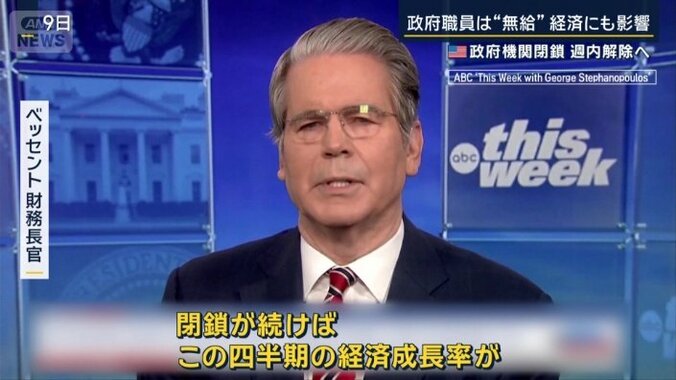 アメリカ　ベッセント長官（9日）