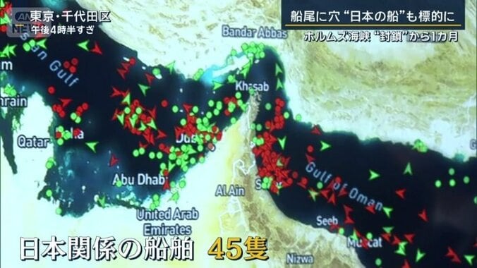 日本に関係する45隻