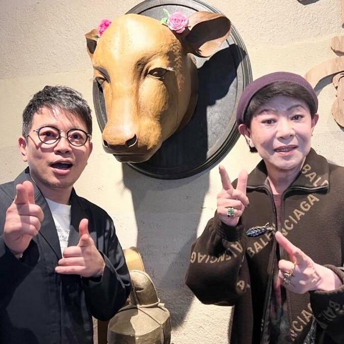  美川憲一、宮迫博之がプロデュースする焼肉店に足を運んだことを報告「これからが本当の勝負よ」  1枚目