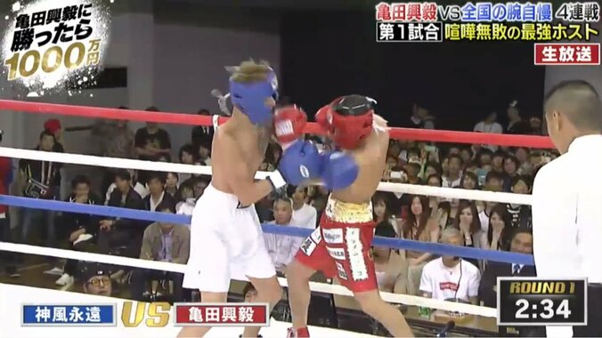 『亀田興毅に勝ったら1000万円』亀田興毅、過酷な4試合で快勝「ボクシング最高！」 2枚目