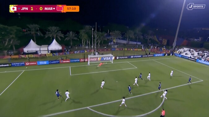 衝撃！U-17日本代表MFの“芸術的スーパーゴール”が「エクセレント！」「本当に高校生ですか！？」「オシャレすぎる」解説実況＆ファンが驚愕 4枚目