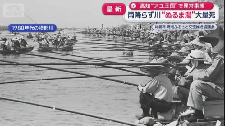 1980年代の物部川