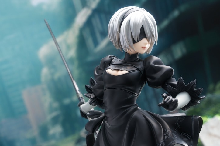 【写真・画像】アニメ『NieR:Automata Ver1.1a』より「2B」が1/7スケールフィギュアになって登場！　1枚目