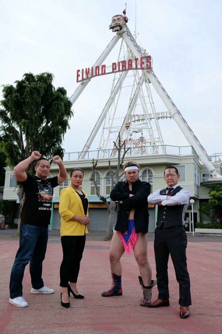 DDT路上プロレス、新たな戦場は「としまえん=闘志磨苑」!女子プロレス界の横綱・里村明衣子が初参戦「変態仙台大社長」に