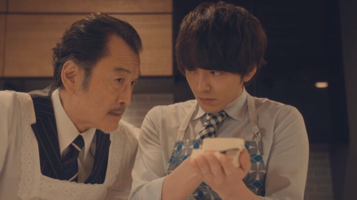 【写真・画像】三浦翔平の「動くな！」にファン悶絶…口元についたご飯粒を優しく取ってあげる姿に「」「」の声『おっさんずラブ-リターンズ-』　2枚目