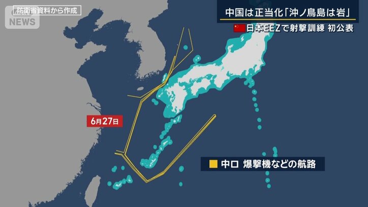 爆撃機などの航路