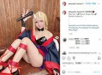 コスプレイヤー・花梨が「パリピ孔明」月見英子に変身！色っぽい和服姿に「小悪魔感がステキ」と反響続々